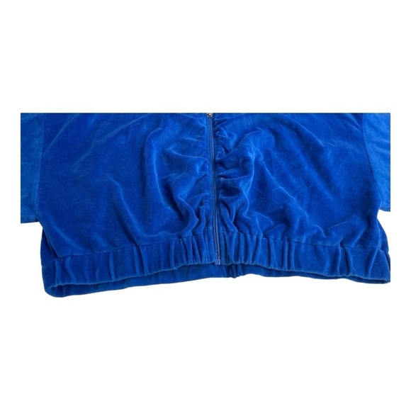 Juicy Couture Blue Jack-et/ Blue Splash Color/ Cropped/ Long Sleeve - Picture 5 of 12